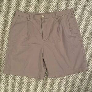 Men's Nautica Rigger Classic Fit Pleated Front Khaki Chino Shorts | Size 40W